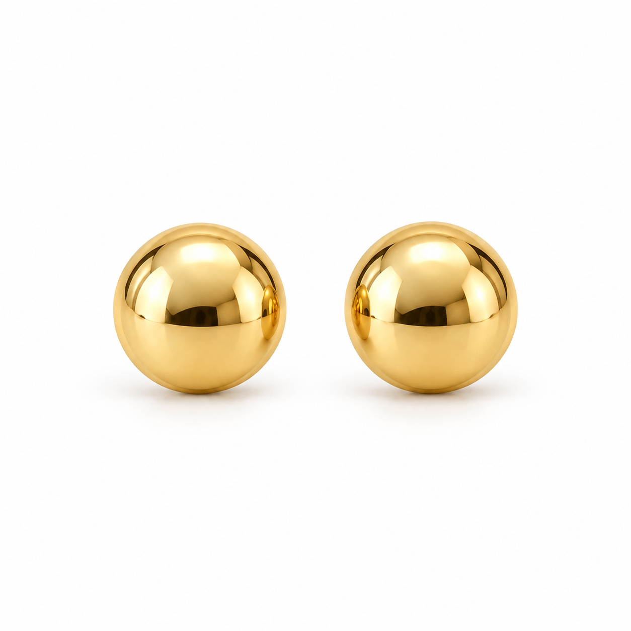 Brinco Bola Dourado