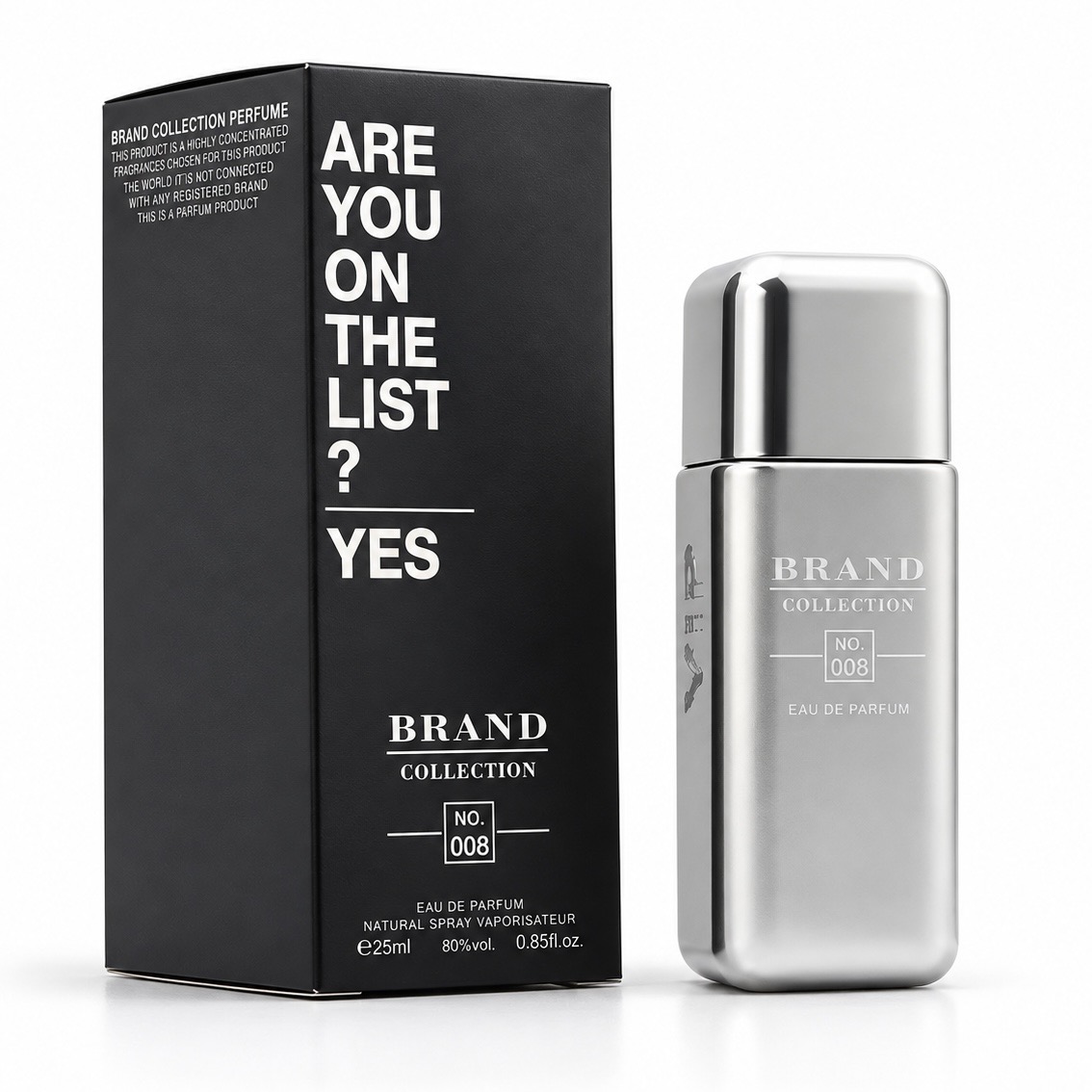 Perfume Brand  008 - 212 Vip Men 25ml
