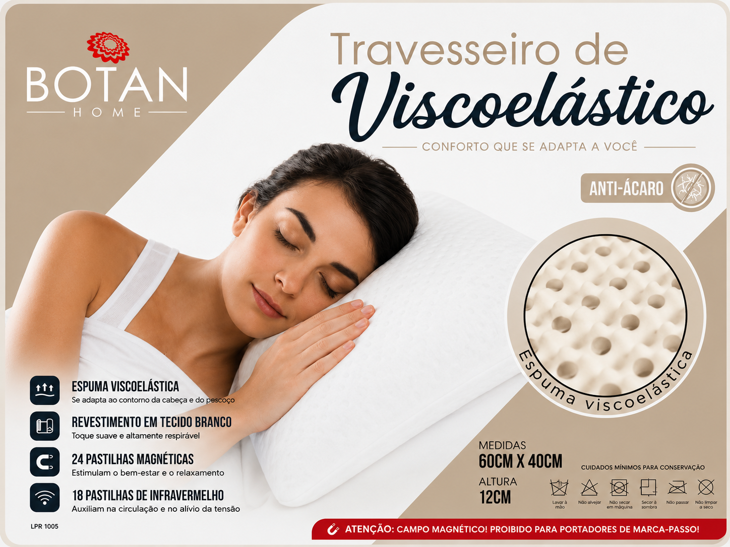 Travesseiro Viscoelástico